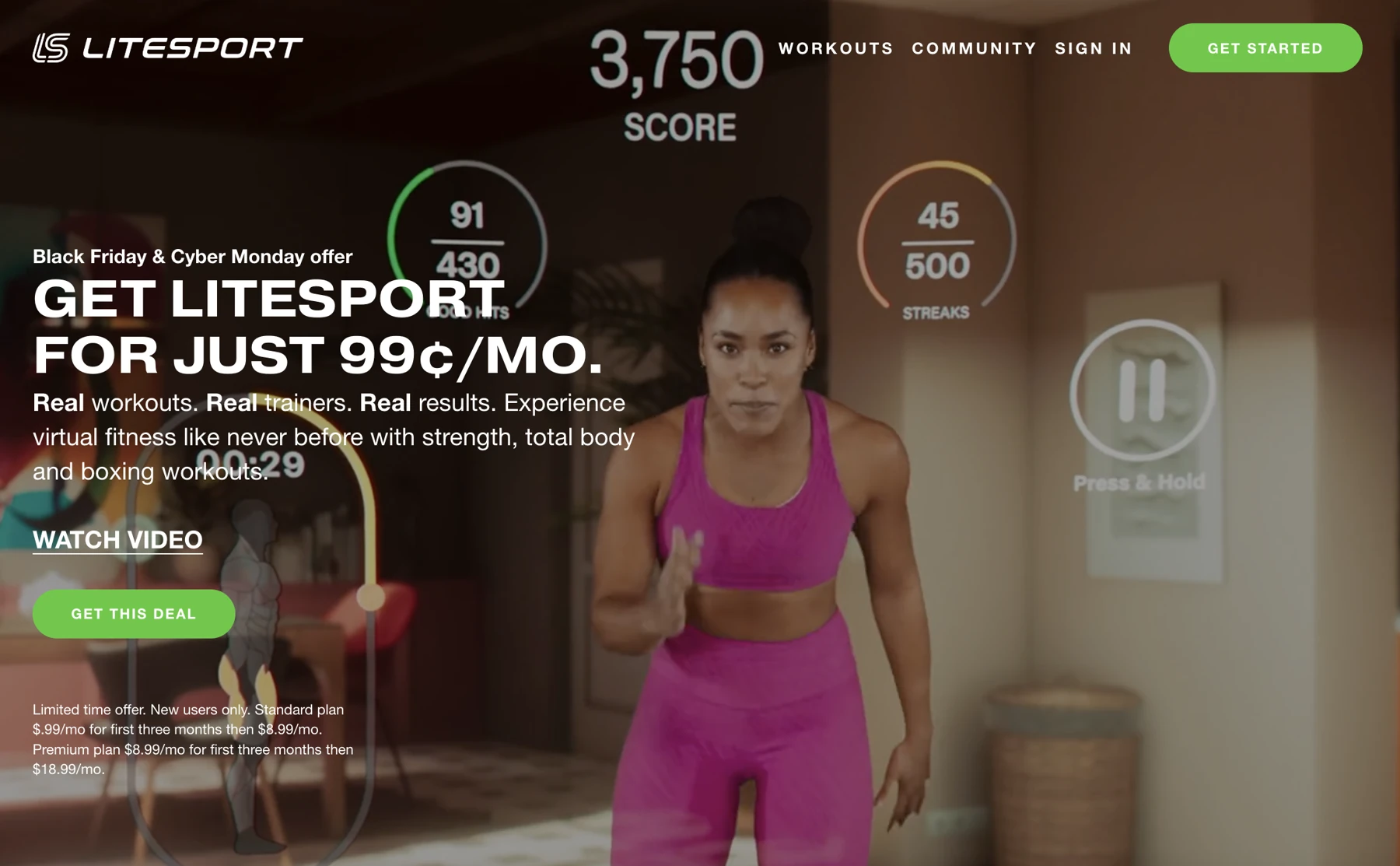 Litesport.com website design